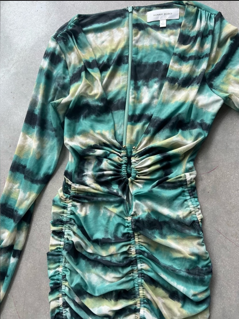 Beautiful mesh gown!